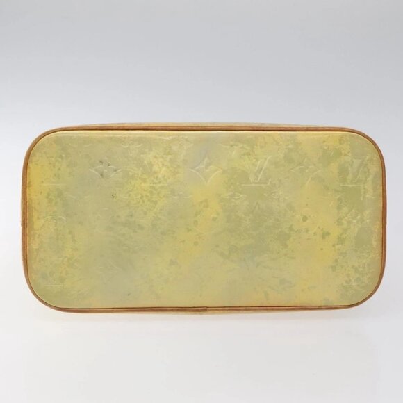 LOUIS VUITTON Monogram Vernis Houston Hand Bag Gris M91053 LV Auth 118524 - Picture 7 of 16